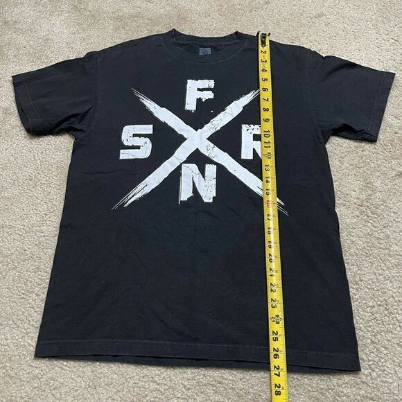 Seth Rollins SFNR Black WWE Authentic Men’s T-Shirt Official In Ring Shirt Gear - Picture 7 of 10